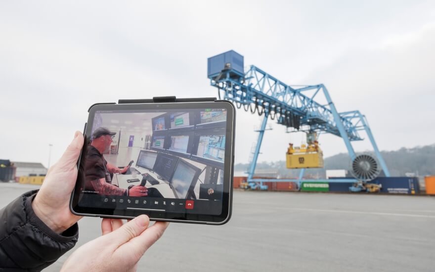 La 5G : manutention téléopérée des conteneurs chez Novandi