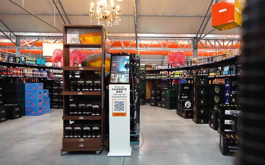 Des étiquettes électroniques intelligentes chez Bierhalle