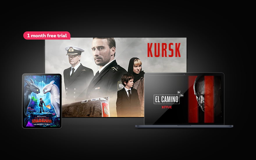 Your favorite TV option, one month free!
